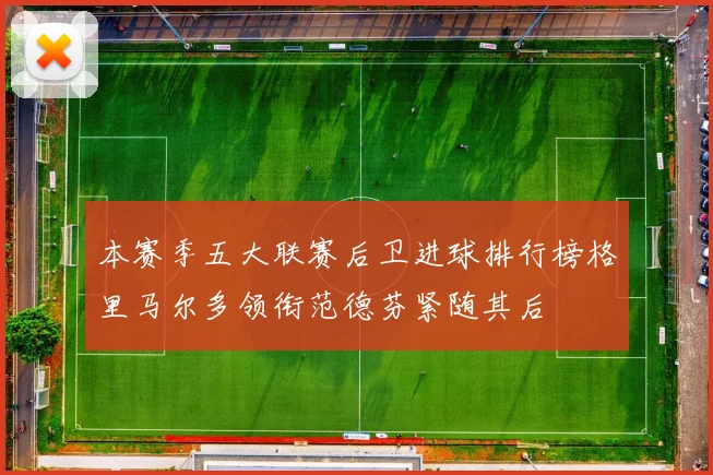 本赛季五大联赛后卫进球排行榜格里马尔多领衔范德芬紧随其后